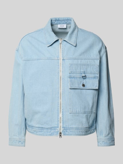 Jeansjacke aus reiner Baumwolle Shop The Look MANNEQUINE