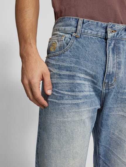 Billionaire Boys Club Kurtka jeansowa z listwą guzikową Jeansowy niebieski 3