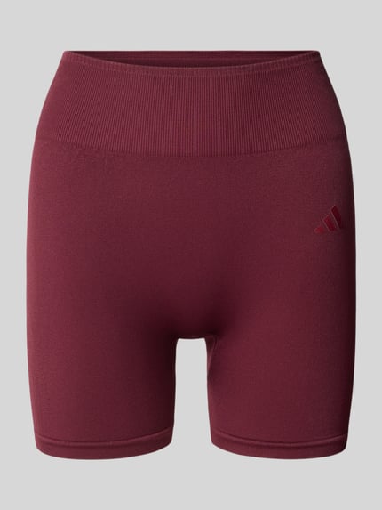 Skinny Fit Sportshorts mit Logo-Print Shop The Look MANNEQUINE