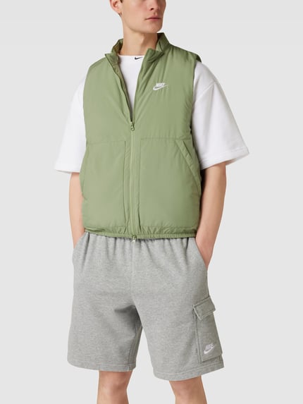 Nike Gilet met labelstitching, model 'CLUB' Lichtgroen - 4