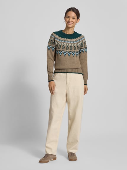 Dale of Norway Norwegerpullover aus Wolle Modell 'SULA' Camel 1