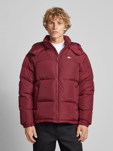 Tommy Jeans Gewatteerd jack met capuchon, model 'ALASKA' Bordeaux - 4