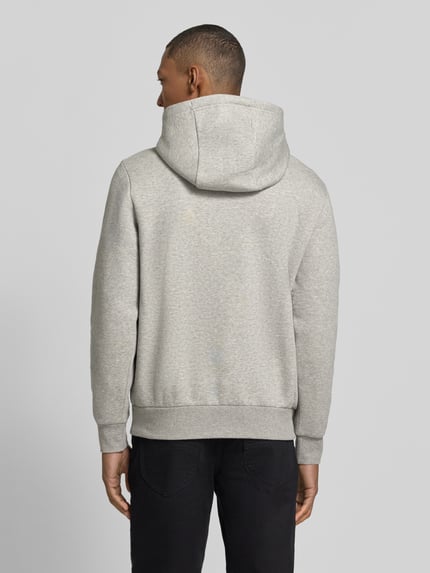 Tommy Hilfiger Bluza z kapturem z napisem z logo Jasnoszary 5