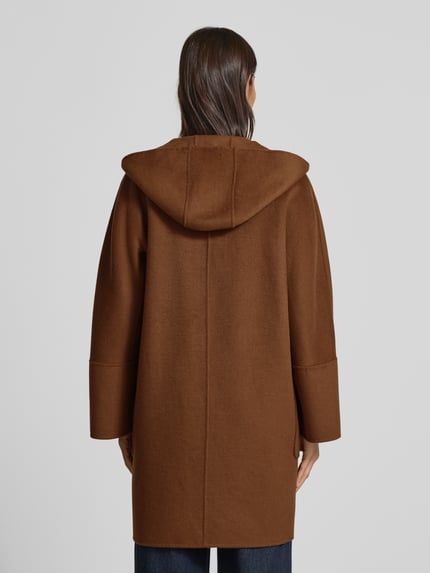 Marc O'Polo relaxed fit mantel van wolmix Camel - 5