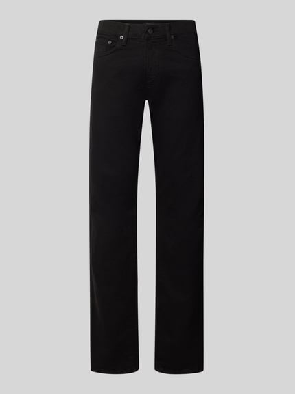 Productfoto, zwarte slim fit jeans uit katoenmix Slim Fit Jeans aus Baumwoll-Mix Modell 'SULLIVAN' van Polo Ralph Lauren, heren slim jeans