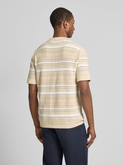 Selected Regular Fit Freizeithemd mit Polokragen Modell 'PALO' Offwhite 5