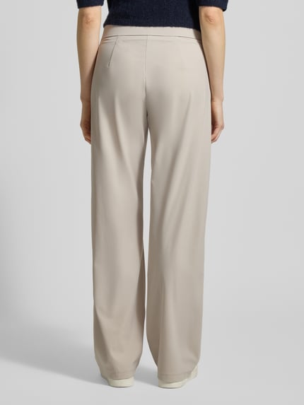 Raffaello Rossi Straight leg jogpants van hightech jersey model 'CANDICE' Steengrijs - 5