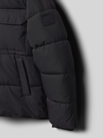 ONLY & SONS Kurtka pikowana o kroju regular fit z odpinanym kapturem model ‘JELIJAH’ Czarny 2