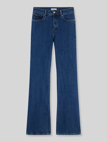 Tommy Hilfiger Bootcut-jeans van katoenmix Donkerblauw - 2