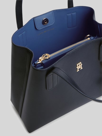 Tommy Hilfiger Henkeltasche mit Anhänger für Kleinigkeiten Dunkelblau 5