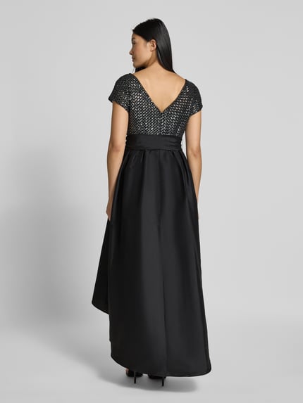 Adrianna Papell Midikleid mit Zierschleife Black 5