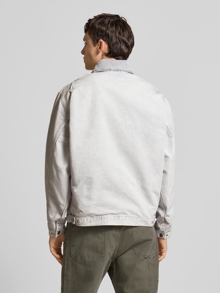 Carhartt Work In Progress Kurtka z wykładanym kołnierzem i zamkiem błyskawicznym Jasnoszary 5