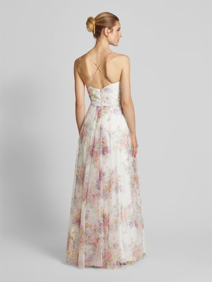 LUXUAR FASHION Sukienka wieczorowa z plisami Jasnoróżowy 5