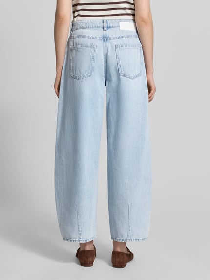 OPUS barrel fit jeans met steekzakken model 'Lolah breath' Lichtblauw - 5
