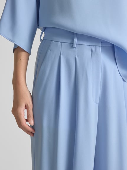 windsor. Straight Fit Anzughose mit Bügelfalten Hellblau 3