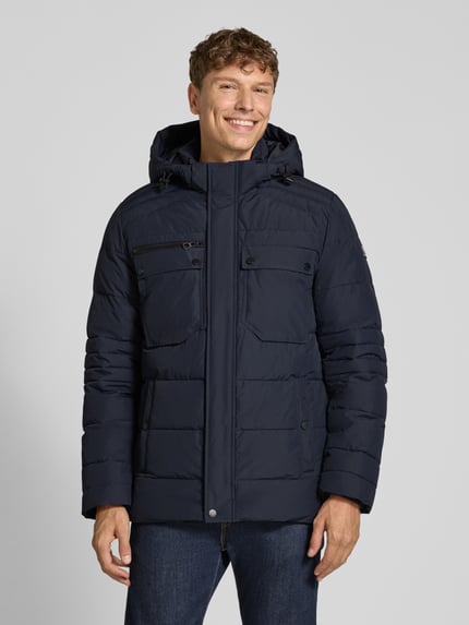 LERROS Steppjacke mit Kapuze und Brusttaschen Black 4