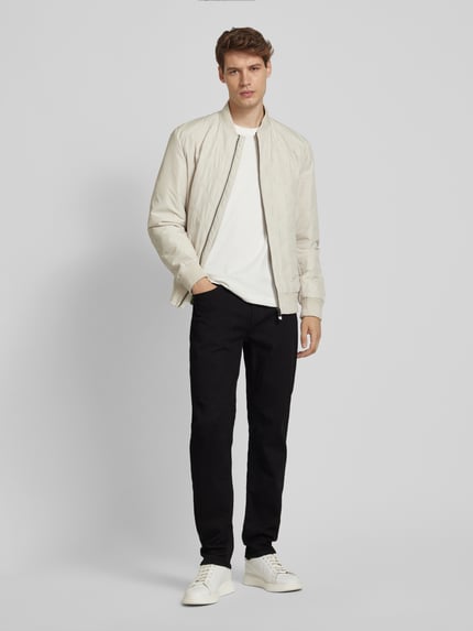 BOSS Regular fit jeans in 5-pocketmodel, model 'Re.Maine' Zwart - 1