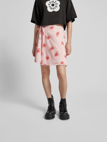 Kenzo minirok met motiefprint Roze - 4