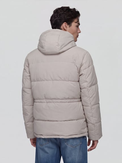 Selected Steppjacke mit Kapuze Modell 'SLMVINCENT' Offwhite 5