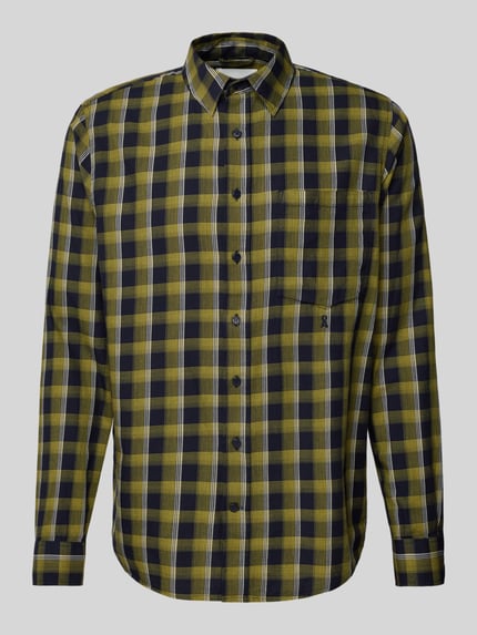 ARMEDANGELS Regular Fit Freizeithemd mit Label-Stitching Modell 'NOAAMOS' Apfel 2