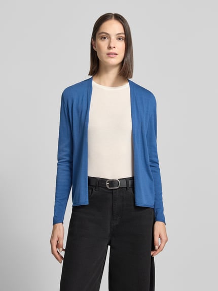 s.Oliver RED LABEL Regular Fit Cardigan mit Label-Detail Jeansblau 4