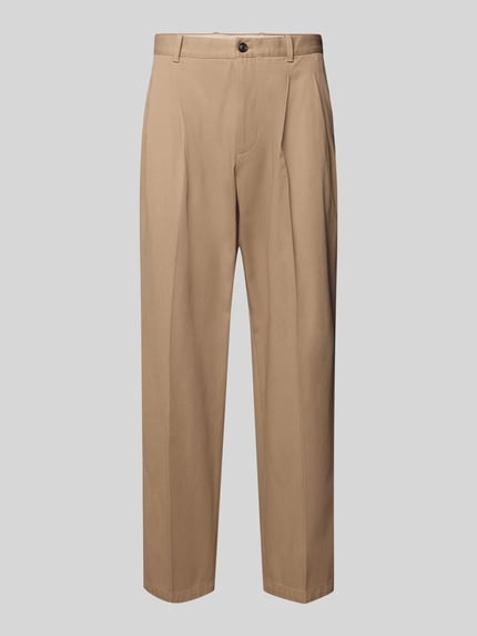 Weite Fit Hose aus reiner Baumwolle Modell 'MURRAY' Shop The Look MANNEQUINE