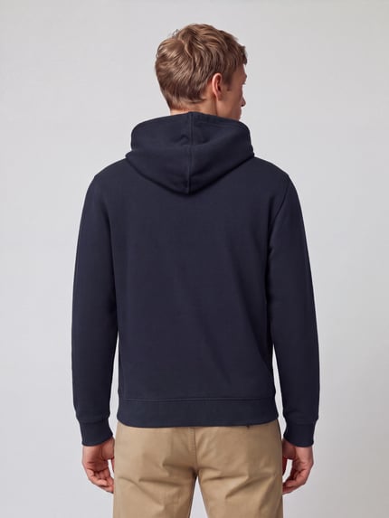 BOSS Orange Hoodie mit Logo-Patch Modell 'Wetalk' Marine 5