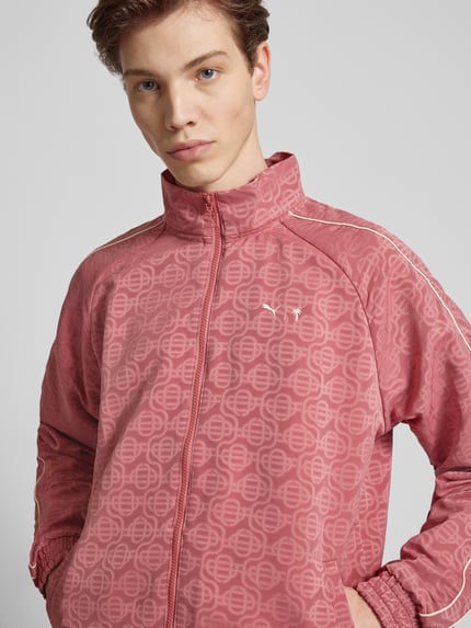 PUMA Performance Kurtka treningowa krój regular fit z nadrukiem na całej powierzchni Czerwony 3