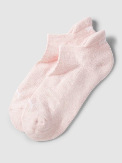 PUMA Sneakersocken mit Label-Details Modell 'Cushioned' im 2er-Pack Rose Melange 1