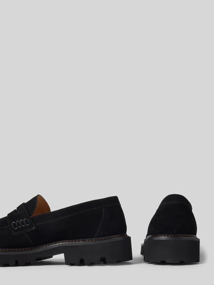 Steve Madden Lederloafer mit Schaftbrücke Modell 'NOORDIN' Black 2