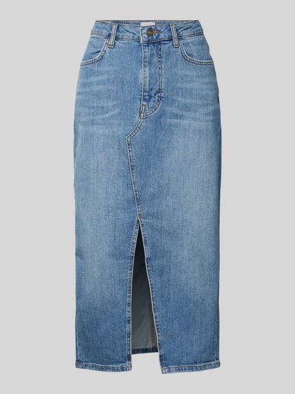 Rich & Royal Jeansrok met steekzakken Lichtblauw - 2