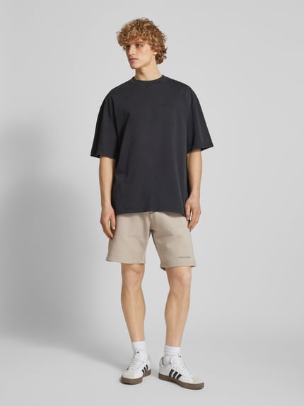 PEGADOR Sweatshorts mit Label-Detail Beige 1