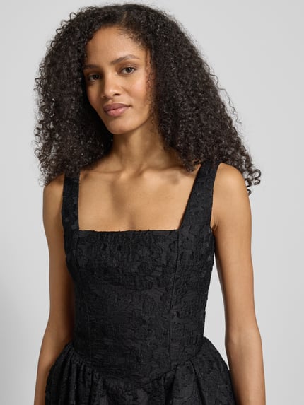 Jake*s Cocktail Cocktailkleid mit Karree-Ausschnitt Black 3