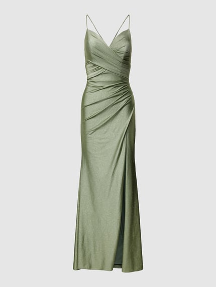 Mascara Abendkleid im schimmernden Design Mint 2