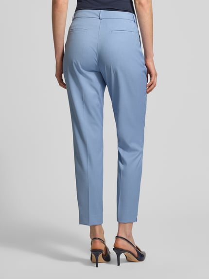 MORE & MORE Broek met persplooien Lichtblauw - 5