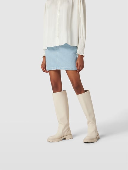 Nanushka jeansrok met steekzakken Lichtblauw - 4