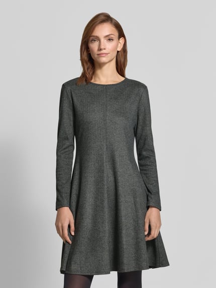 Weekend Max Mara Fit and Flare vrijetijdsjurk van viscosemix model 'ESULE' Donkergrijs - 4