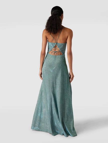 LUXUAR FASHION Abendkleid mit Effektgarn Gruen 5