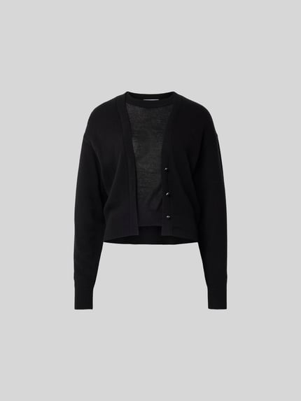 Cardigan van wolmix Shop The Look MANNEQUINE