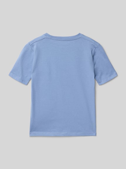 Calvin Klein Jeans Regular Fit T-Shirt aus reiner Baumwolle Hellblau 3