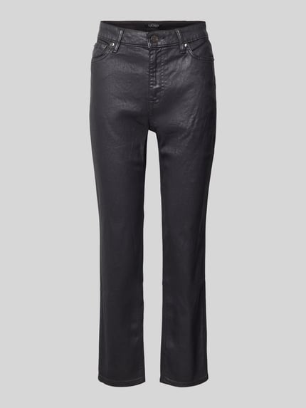 Lauren Ralph Lauren Straight Fit Jeans in verkürzter Passform Black 2
