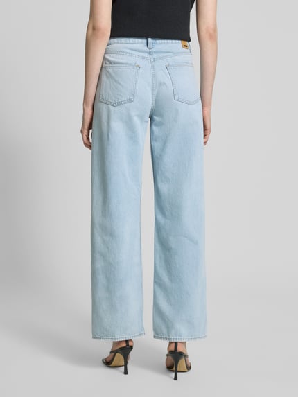 BOSS Wide leg jeans in 5-pocketmodel, model 'CROSSROAD' Lichtblauw - 5
