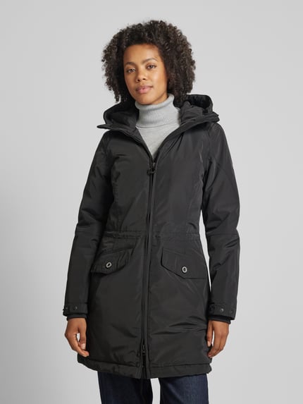 Wellensteyn Shaped Fit Parka mit Kapuze Modell 'CUCILLA' Black 4