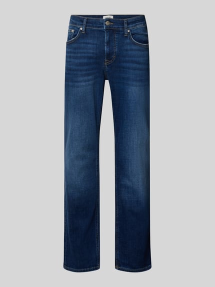 Straight Fit Jeans im 5-Pocket-Design Modell 'Mitch' Shop The Look MANNEQUINE
