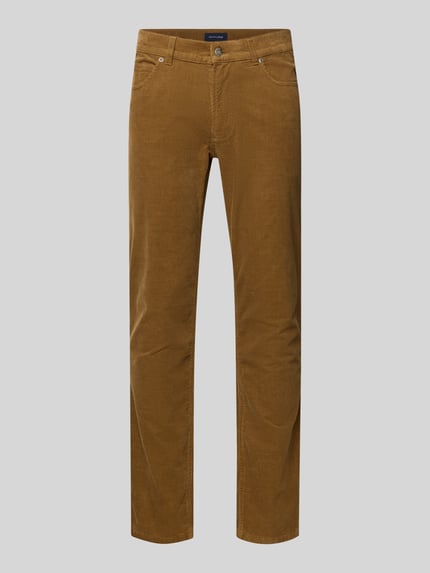 Christian Berg Men Corduroy broek met 5-pocketmodel Camel - 2