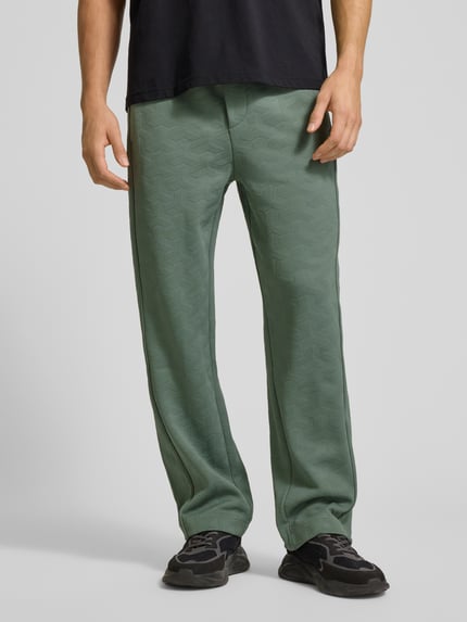 BOSS Green Regular Fit Sweatpants mit Jacquard-Optik Modell 'MIRROR LONG' Lind 4