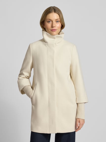 Christian Berg Woman Selection Loose Fit Mantel mit Woll-Anteil Offwhite 4