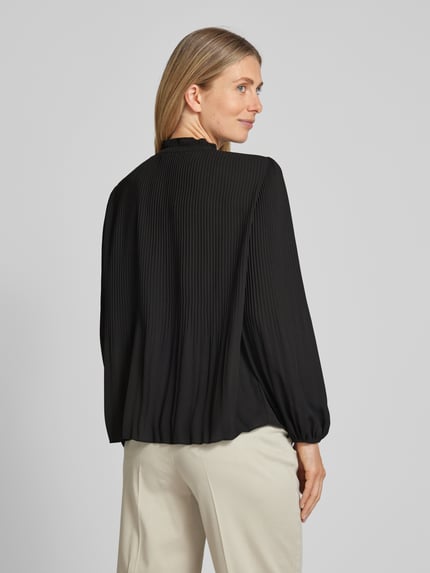 s.Oliver BLACK LABEL Blouseshirt met druppelvormige hals Black - 5