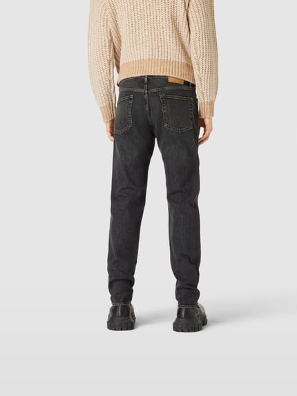 RE/DONE jeansy o kroju slim fit z mieszanki bawełny Czarny 5