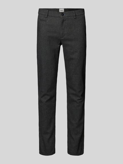Brax Slim Fit Hose mit Gesäßtaschen Modell 'Fabio' Mittelgrau 2